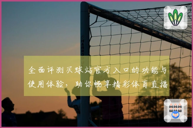 全面评测买球站官方入口的功能与使用体验，助你畅享精彩体育直播